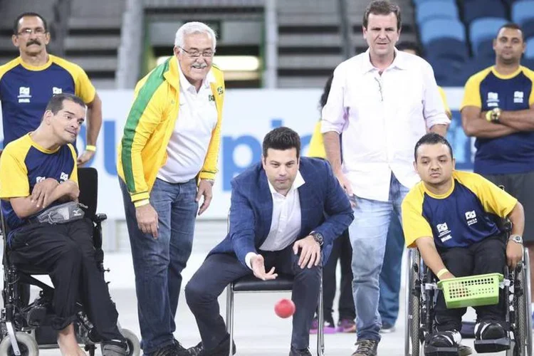 
	Ministro Leonardo Picciani (Esporte) durante entrega da Arena Carioca 2, no Rio
 (Fotos Públicas)