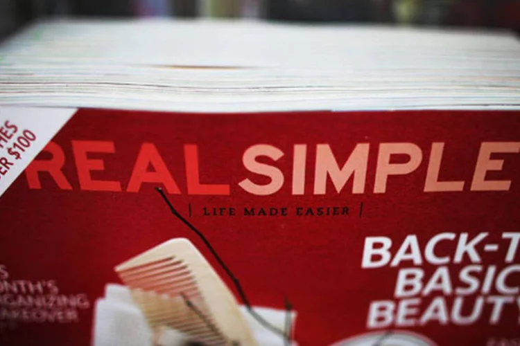 
	Real Simple: revista est&aacute; no pacote &agrave; venda pela Time Warner
 (Getty Images)