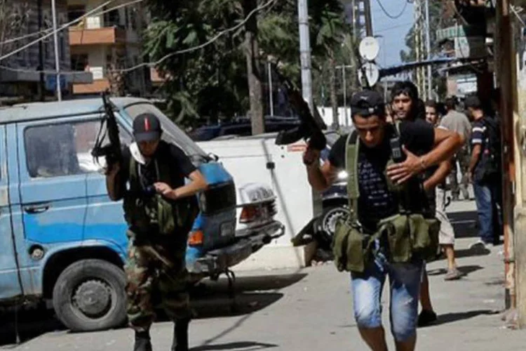 Rebeldes armados na Síria: confrontos em Trípoli deixaram 11 mortos em cinco dias
 (AFP)