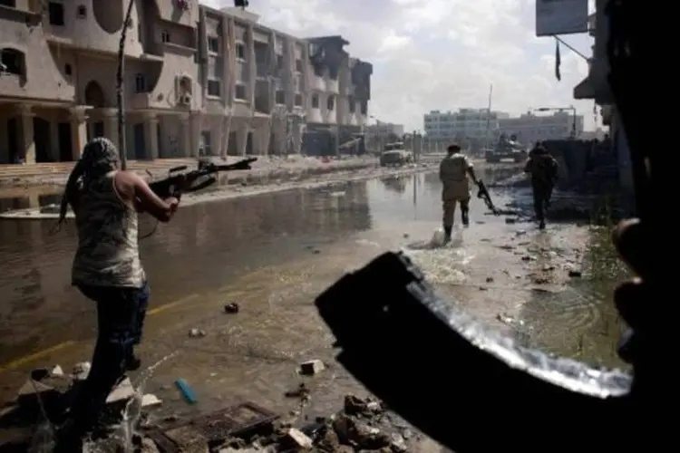 Cidade era o último reduto das brigadas fiéis a Kadafi (Majid Saeedi/Getty Images)