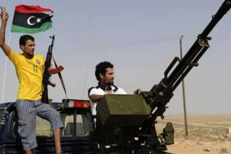 Os rebeldes colocaram um novo batalhão próximo a cidade de  Bani Walid (AFP)