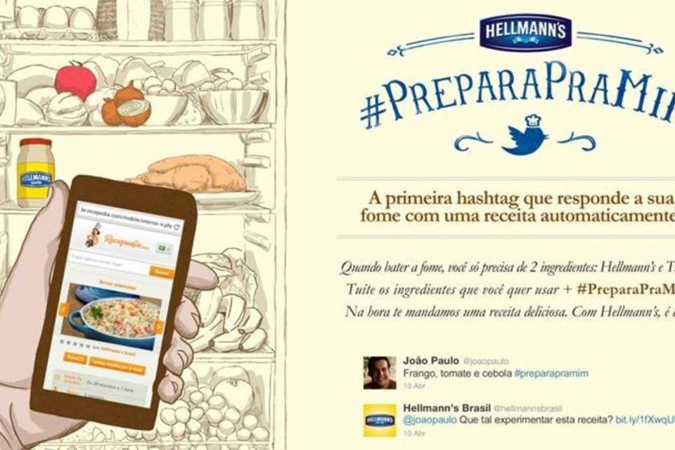 Hellmann's dá receitas personalizadas para tuiteiros