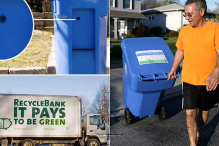 RecycleBank: programa de recompensa consegue triplicar as taxas de reciclagem das regiões participantes. (Montagem/Divulgação)