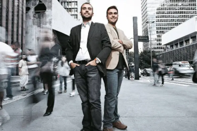 Raphael e André Miranda, irmãos e sócios da empresa Redecash (Daniela Toviansky)