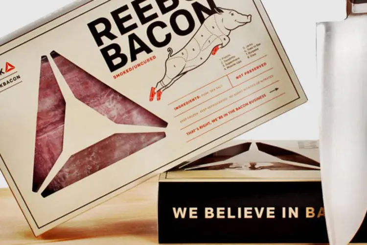 Bacon da Reebok: produto será distribuído para atletas em campeonato de CrossFit (Divulgação/Reebok)