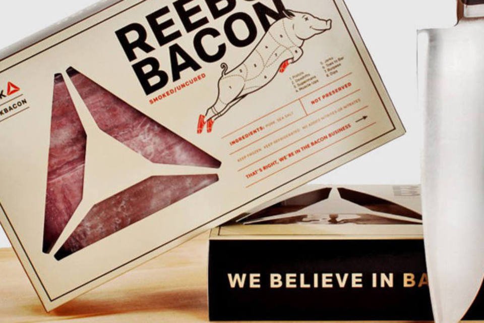 Marca de produtos fitness, Reebok lança bacon
