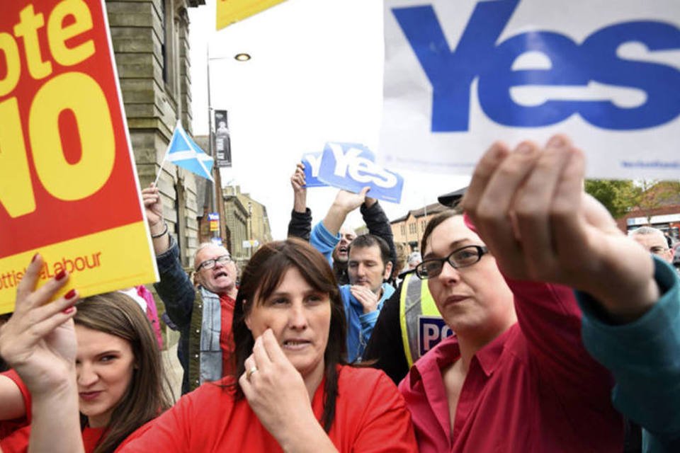 Enquetes dão vantagem ao não à independência da Escócia
