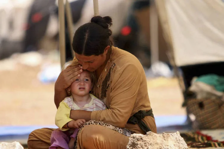 
	Refugiados: &eacute; incerta capacidade do ex&eacute;rcito curdo de manter posi&ccedil;&otilde;es tomadas do grupo Estado Isl&acirc;mico
 (Rodi Said/Reuters)