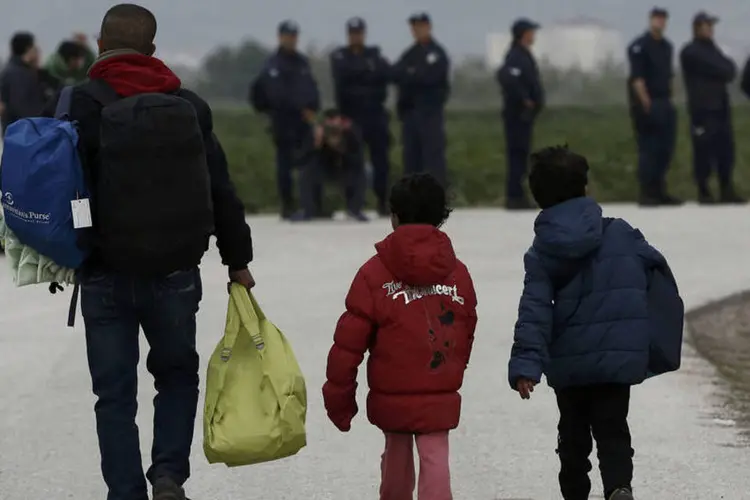 
	Refugiados: Faxineiro do campo de Nizip, no sudeste da Turquia, ele abusou de meninos de idades entre 8 e 12 anos
 (Yannis Kolesidis / Reuters)