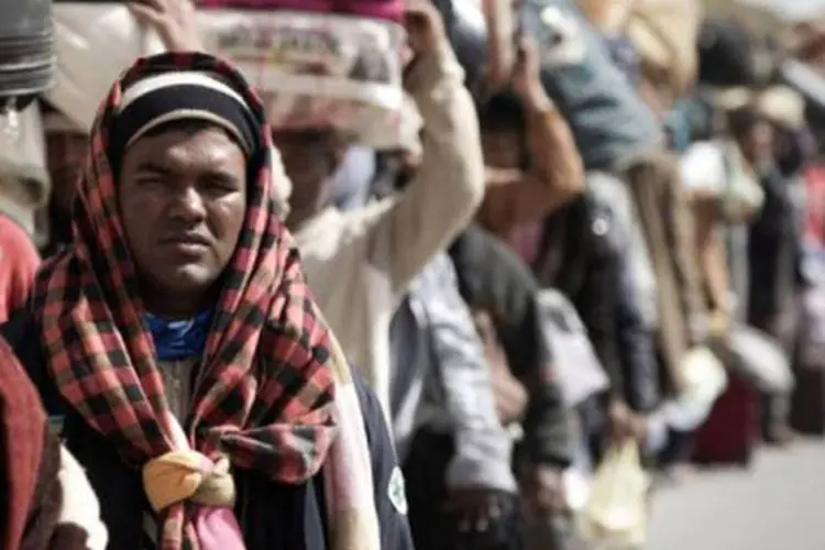 O conflito na Líbia criou um grande número de refugiados (Joel Saget/AFP)