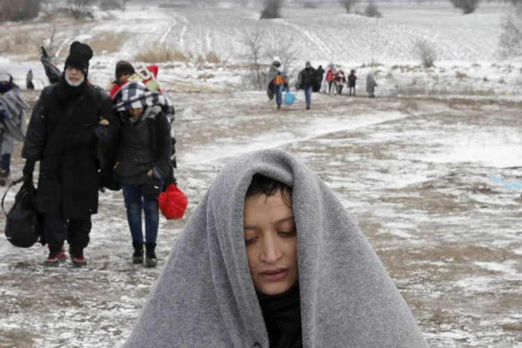 
	Refugiados: &quot;vejam o n&uacute;mero de refugiados acolhidos pelos pa&iacute;ses com economias superiores &agrave; nossa. E eles pedem que acolhamos mais. N&atilde;o os acolhemos pelo pacto que fizemos com voc&ecirc;s&quot;, disse Erdogan
 (Marko Djurica / Reuters)