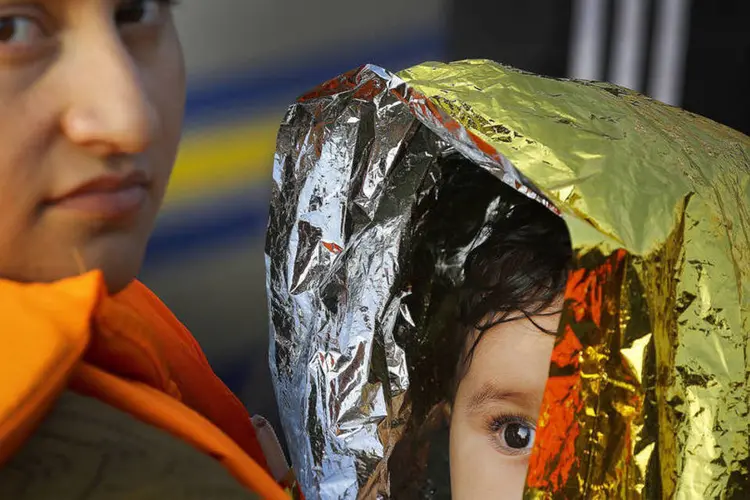 Imigrantes: crescente número de crianças que perdem sua vida no mar ressalta o grave perigo que representa a viagem (Reuters/ Yannis Behrakis)