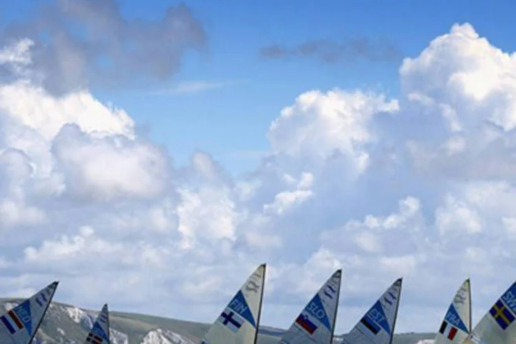 Competição de regata nas Olimpíadas de Londres: o brasileiro Bruno Fontes está em 8º lugar no ranking geral (London 2012/Divulgação)