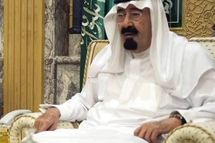 Rei Abdullah bin Abdul Aziz, da Arábia Saudita: leis do reino proíbem manifestações (Getty Images)
