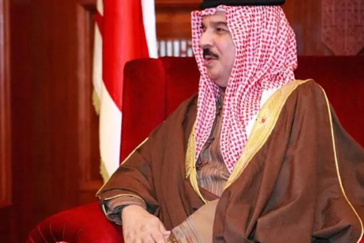 Rei Hamad Al Khalifa, do Bahrein: governo acusa oposição de ter agenda política externa (Scott Olson/Getty Images)