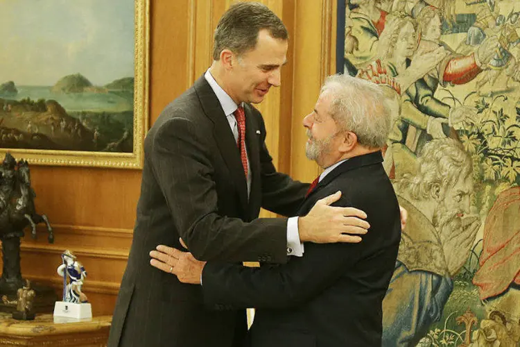 
	Lula se encontra com o Rei da Espanha, Felipe VI
 (Ricardo Stuckert/ Instituto Lula/Fotos Públicas)