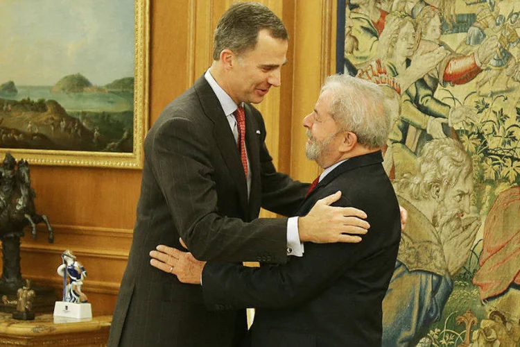 
	Lula se encontra com o Rei da Espanha, Felipe VI
 (Ricardo Stuckert/ Instituto Lula/Fotos Públicas)
