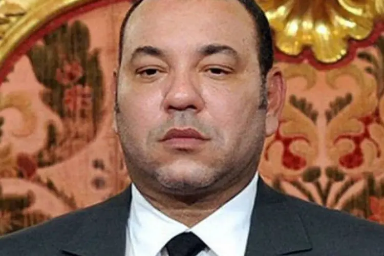 
	O rei Mohammed VI, do Marrocos: jornalistas exigiram tr&ecirc;s milh&otilde;es de euros em troca de n&atilde;o publicar um livro com informa&ccedil;&otilde;es comprometedoras
 (AFP)