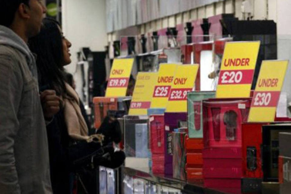 Inflação cai no Reino Unido a 4,2% interanual