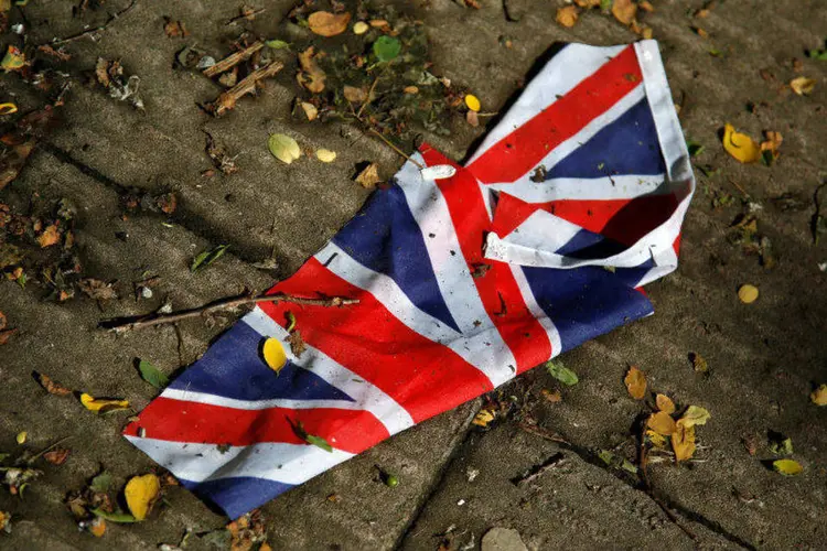 
	Bandeira do Reino Unido: perspectiva de que ocorram menos calotes mostra como o Brexit est&aacute; se tornando uma b&ecirc;n&ccedil;&atilde;o para as empresas de pa&iacute;ses em desenvolvimento
 (Reinhard Krause/Reuters)