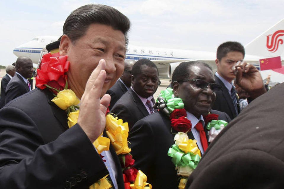 
	China: Xi prometeu em seu discurso que buscar&aacute; que as institui&ccedil;&otilde;es financeiras do pa&iacute;s se estabele&ccedil;am na &Aacute;frica e invistam no continente
 (Philimon Bulawayo / Reuters)