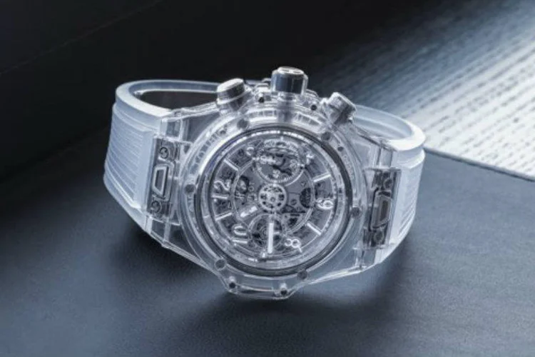 
	Big Bang Unico Sapphire: trata-se de um rel&oacute;gio com caixa elaborada em cristal de safira
 (Divulgação/WatchTime Brasil)