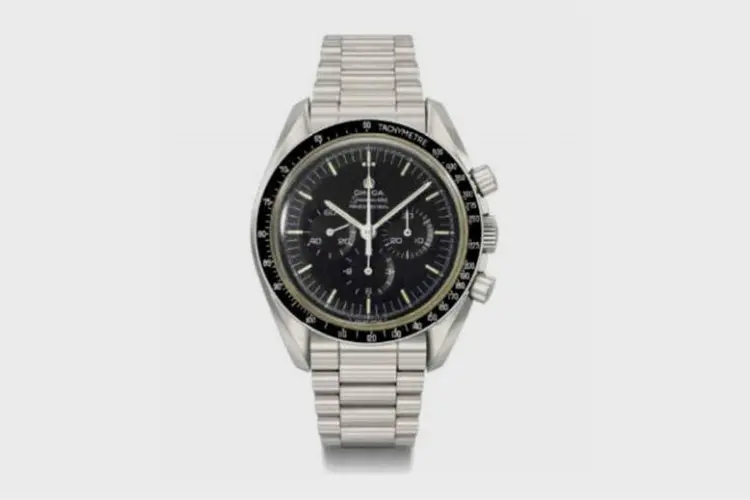 
	Rel&oacute;gio modelo Speedmaster usado por Ron Evans na Apollo 17
 (Divulgação/WatchTime Brasil)