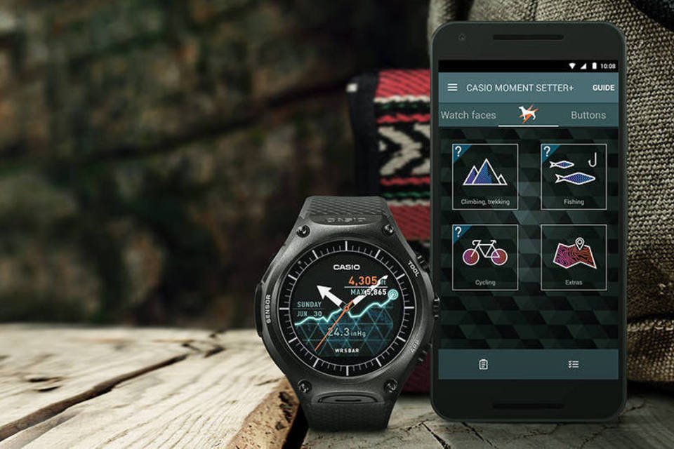 Casio apresenta seu 1º relógio inteligente com Android