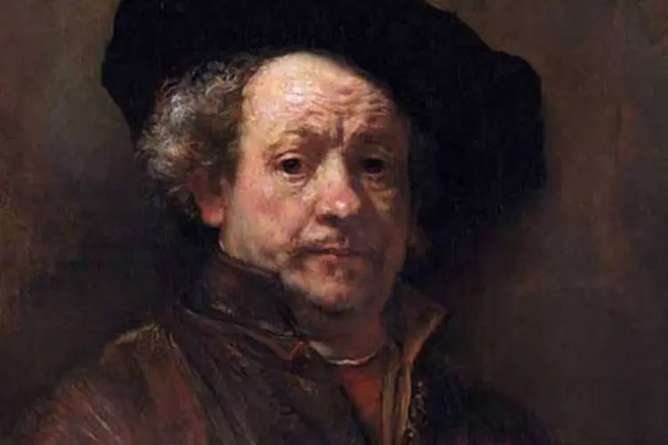 Auto-retrato de Rembrandt: parte das gravuras do artista pode não ter sido feita por ele  (Wikimedia Commons)