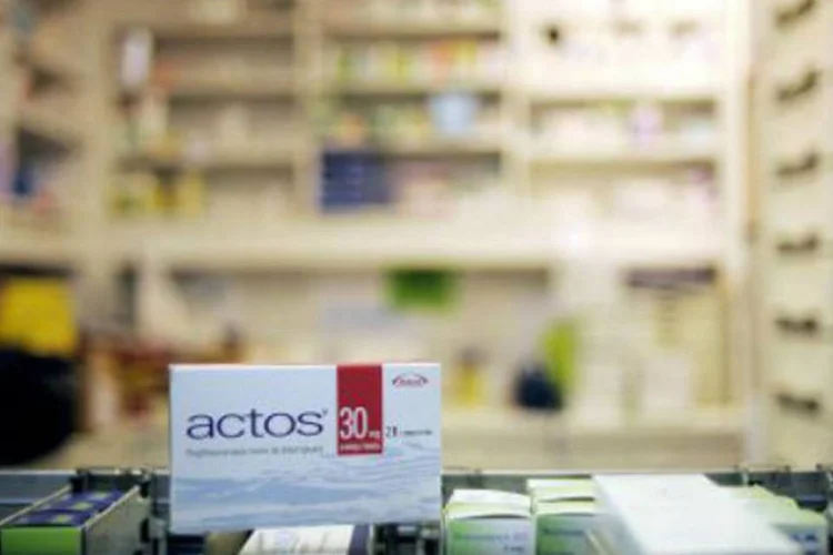 Remédio de combate ao diabetes Actos, do grupo Takeda: valores anunciados em primeira instância podem ser reduzidos se a Takeda apelar (Jeff Pachoud/AFP)