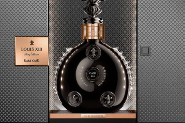 Conhaque Rare Cask 42,6 da Louis XIII: grau alcoólico da bebida ultrapassa os 40% (Divulgação)