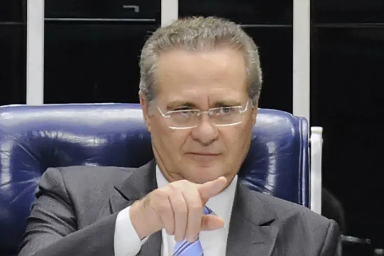 
	O presidente do Senado, Renan Calheiros (PMDB-AL): Renan citou um percurso de pelo menos 62 dias para que o parecer do TCU seja apreciado somente na comiss&atilde;o
 (Jefferson Rudy/Agência Senado/Fotos Públicas)