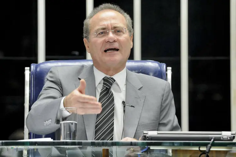 
	Presidente do Senado, Renan Calheiros (PMDB-AL): &quot;faltou, sobretudo, nesses momentos, o protagonismo do governo e o protagonismo do PT&rdquo;
 (Jonas Pereira/Agência Senado)