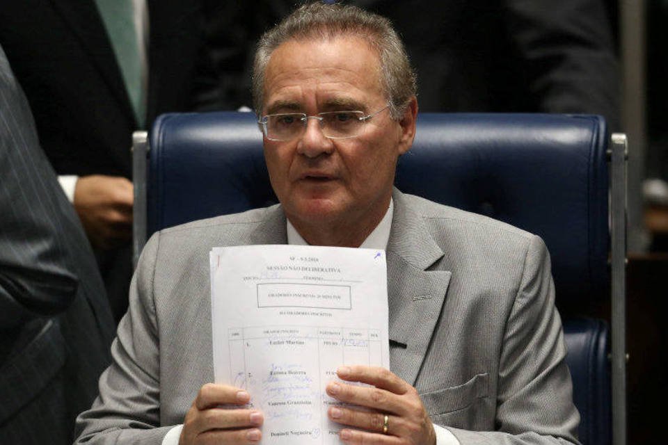 Renan diz que não deve responder sobre impeachment de Janot