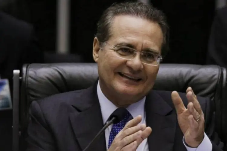 
	Renan Calheiros: projeto retira do presidente do Senado poder de definir de forma exclusiva pauta de vota&ccedil;&atilde;o
 (Ueslei Marcelino/Reuters)