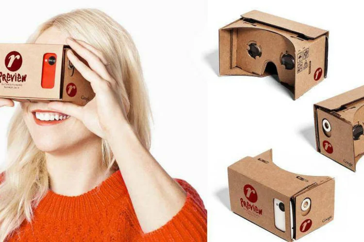Renner: convidados foram transportados "para outra dimensão" através do Google Cardboard (Divulgação)