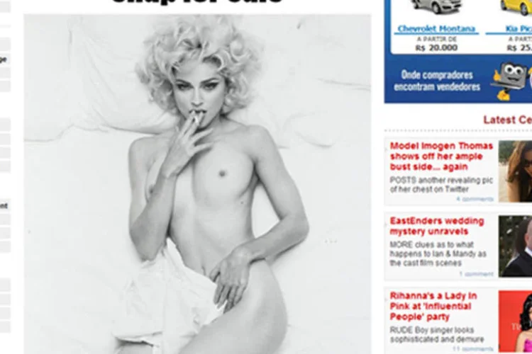 Agora a foto será divulgada como parte do próximo leilão de fotografias "icônicas" de famosos realizadas por artistas americanos que a casa Bonhams fará em maio (Reprodução/ The Sun)