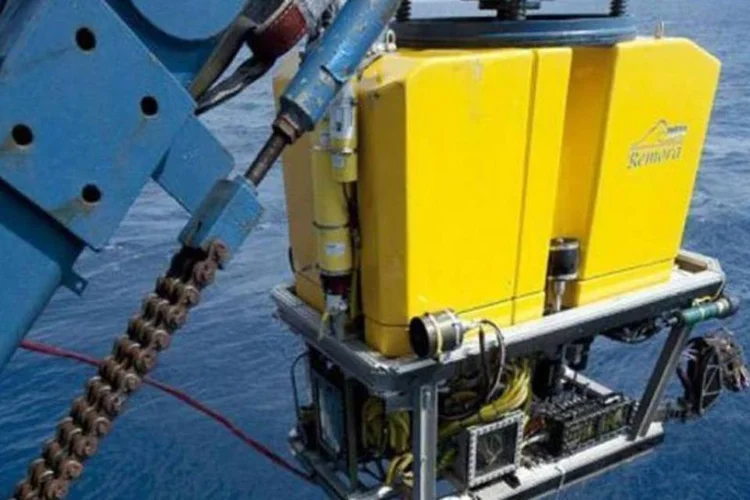 Aparelho submarino utilizado no resgate das vítimas do voo da Air France (AFP)