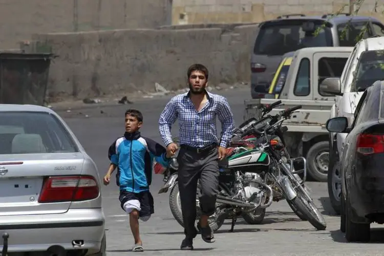 All Raqqa: Cidade é considerada a capital do califado autoproclamado pelo Estado Islâmico (Stringer/Reuters)