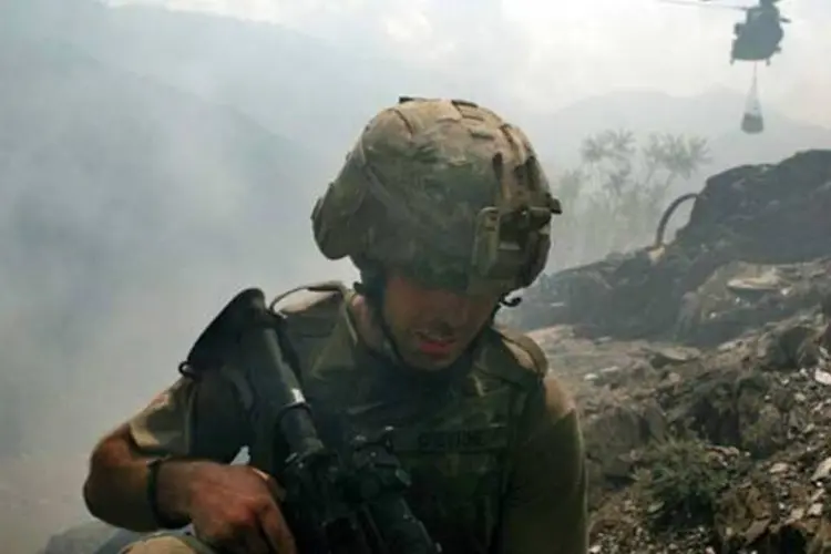 Cena de Restrepo: documentário mostra bastidores da frente de batalha do exército americano no Afeganistão; assunto está cotado para concursos da CESPE (Divulgação)