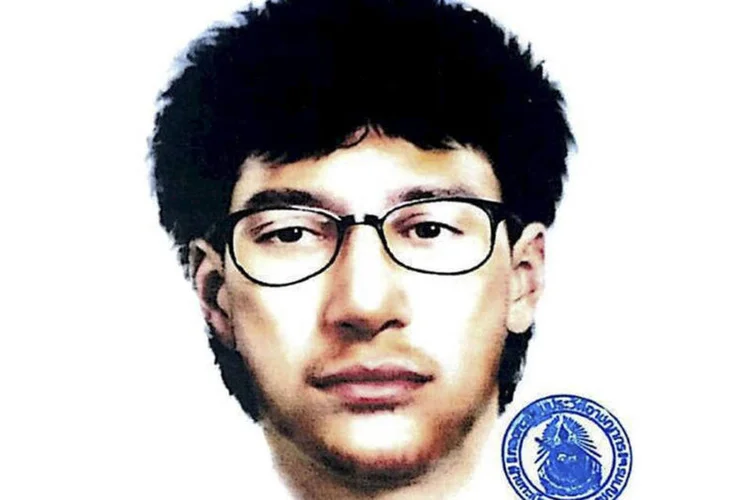 
	Retrato-falado de suspeito do atentado em Bangcoc: &eacute; poss&iacute;vel que o suspeito, um estrangeiro, j&aacute; possa ter fugido do pa&iacute;s
 (Reuters/ Royal Thai Police)