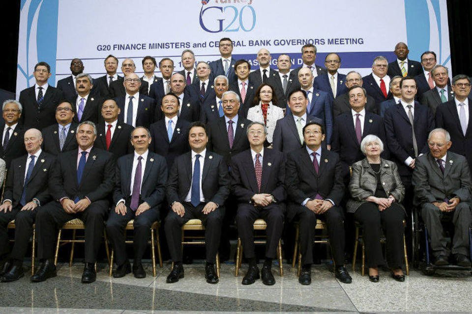 G20 reconhece que crescimento mundial é insuficiente