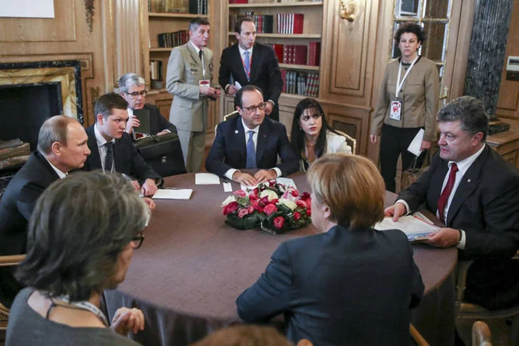 Reunião: segundo relatos de ambos os lados, encontro teve pouco progresso, e o Kremlin alertou para “sérias diferenças” (Mikhail Palinchak/Reuters)