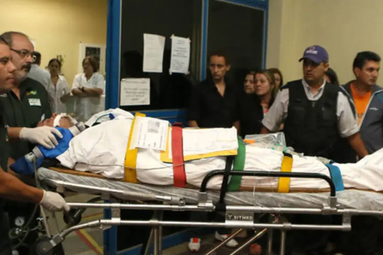 Feridos estão sendo atendidos em hospitais da região: o envio foi disposto pelo Ministério da Saúde argentino a pedido das autoridades do Rio Grande do Sul. (REUTERS/Edison Vara)