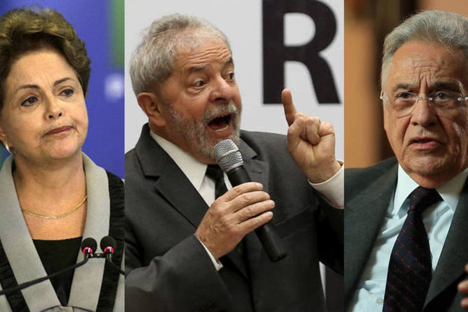 Dilma Rousseff, Luiz Inácio Lula da Silva e Fernando Henrique Cardoso FHC em montagem (Reuters/Reuters/Reprodução/EXAME.com/Reprodução)