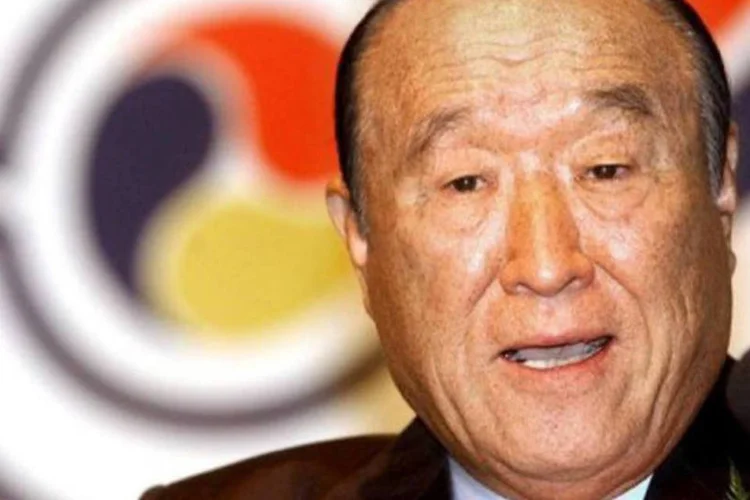 
	Sun Myung Moon assegurava que o pr&oacute;prio Jesus Cristo lhe pediu para completar o trabalho evangelizador que Deus tinha encomendado&nbsp;
 (Emmanuel Dunand/AFP)