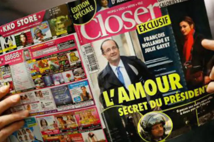 
	Revista Closer: a revista&nbsp;cita o&nbsp;&quot;Le Monde&quot;, que em 3 de janeiro falava de &quot;deslocamentos confidenciais fora da agenda oficial&quot;, sem mais detalhes

	
	
 (AFP)