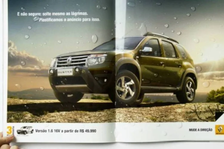 Neogama/BBH criou um encarte de quatro páginas, todo plastificado para segurar as lágrimas dos consumidores que compraram outro SUV (Divulgação)