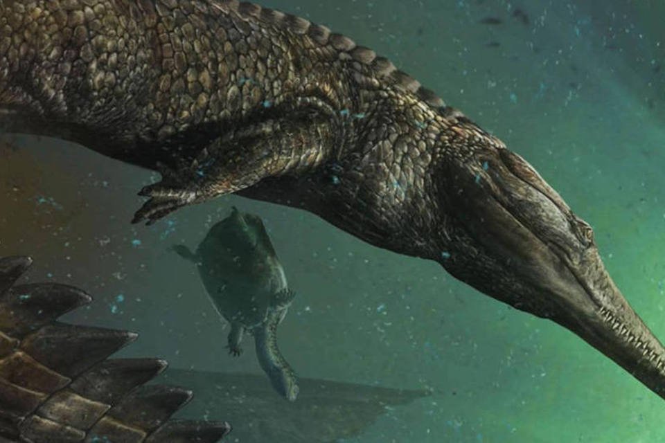 Crocodilo pré-histórico do tamanho de um ônibus é descoberto
