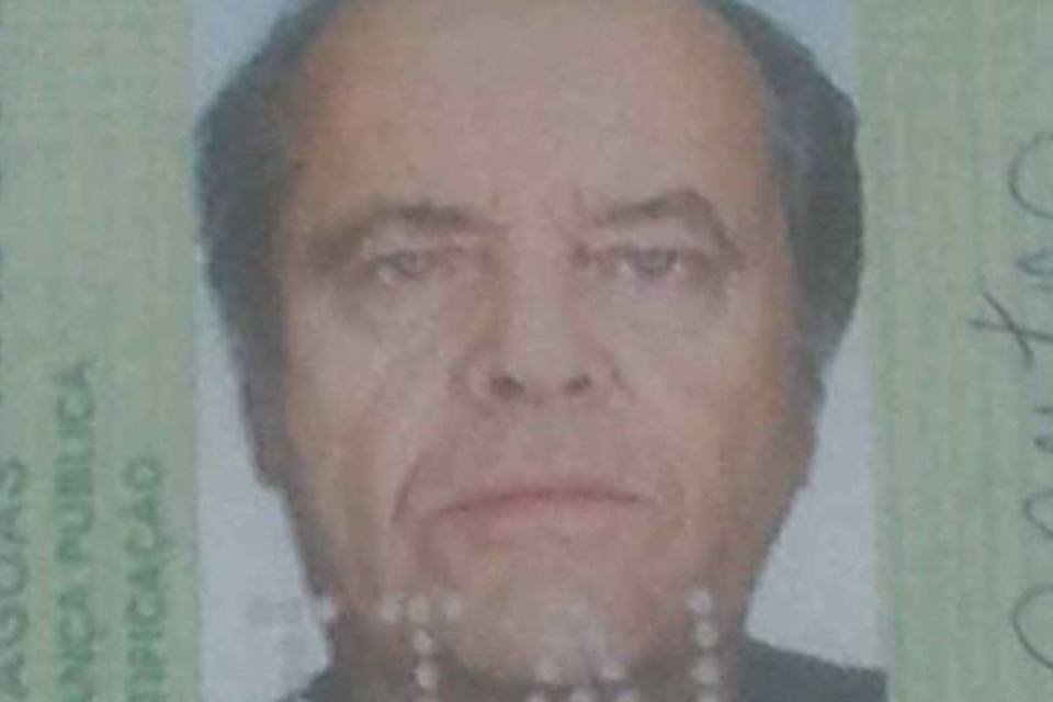Brasileiro é detido com foto de Jack Nicholson no RG